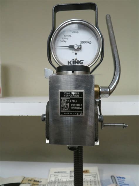 king brinell hardness tester price